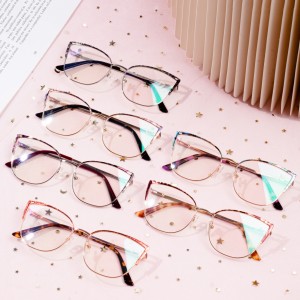 Bingkai kacamata vintage gaya kucing super optik