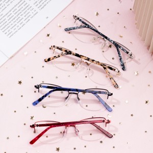 Дизайнерски метални популярни рамки за женски очила