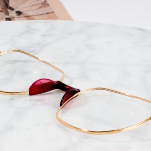 metalliset optiset kehykset uusi design naisten silmälasien valmistaja räätälöity