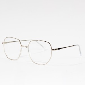 bingkai optik logam desain anyar produsen kacamata wanita adat