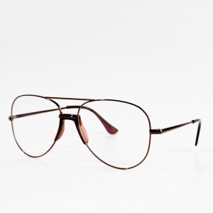 Montatura per occhiali in metallo da uomo di design di moda in fabbrica in Cina