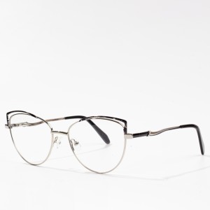 дамы металлические кошачий глаз оптические очки оправы для очков