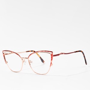 Metalne mačje oko optičke naočale naočale naočale za žene