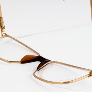 Monturas de gafas de gafas ópticas de metal para hombres