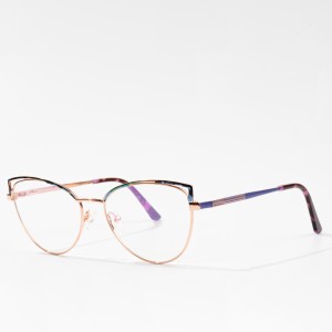 Anti Blue Ray Glasses Metal Cat Eyeglasses isakhelo