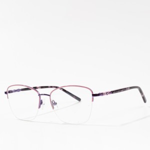 Monturas de anteojos de diseñador de alta calidad gafas ópticas de metal