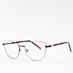 Jedinečné dizajnové kovové rámy okuliarov pre ženy