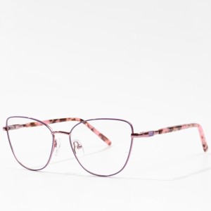 Montature per occhiali in metallo dal design unico per donna