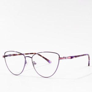 Okulary optyczne Ramki Kobiety Dostosuj metalowe okulary