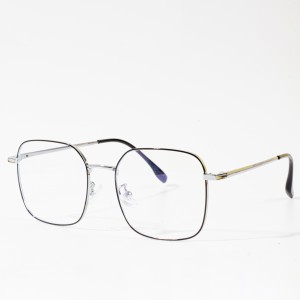 Klasični vintage okvir za očala, ravna optična leča
