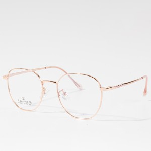 قاب فلزی هیپستر عینک مسدود کننده نور آبی جوان