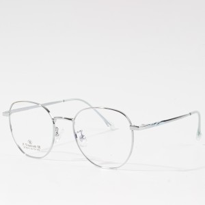 Bingkai Logam Hipster Kacamata Pemblokir Cahaya Biru Muda