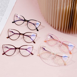 Kacamata Optik Logam Wanita Tontonan Ringan
