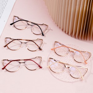 Kacamata Logam Optik Wanita Tontonan Ringan