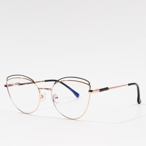 montatura per occhiali da vista in metallo montatura da vista anti blu