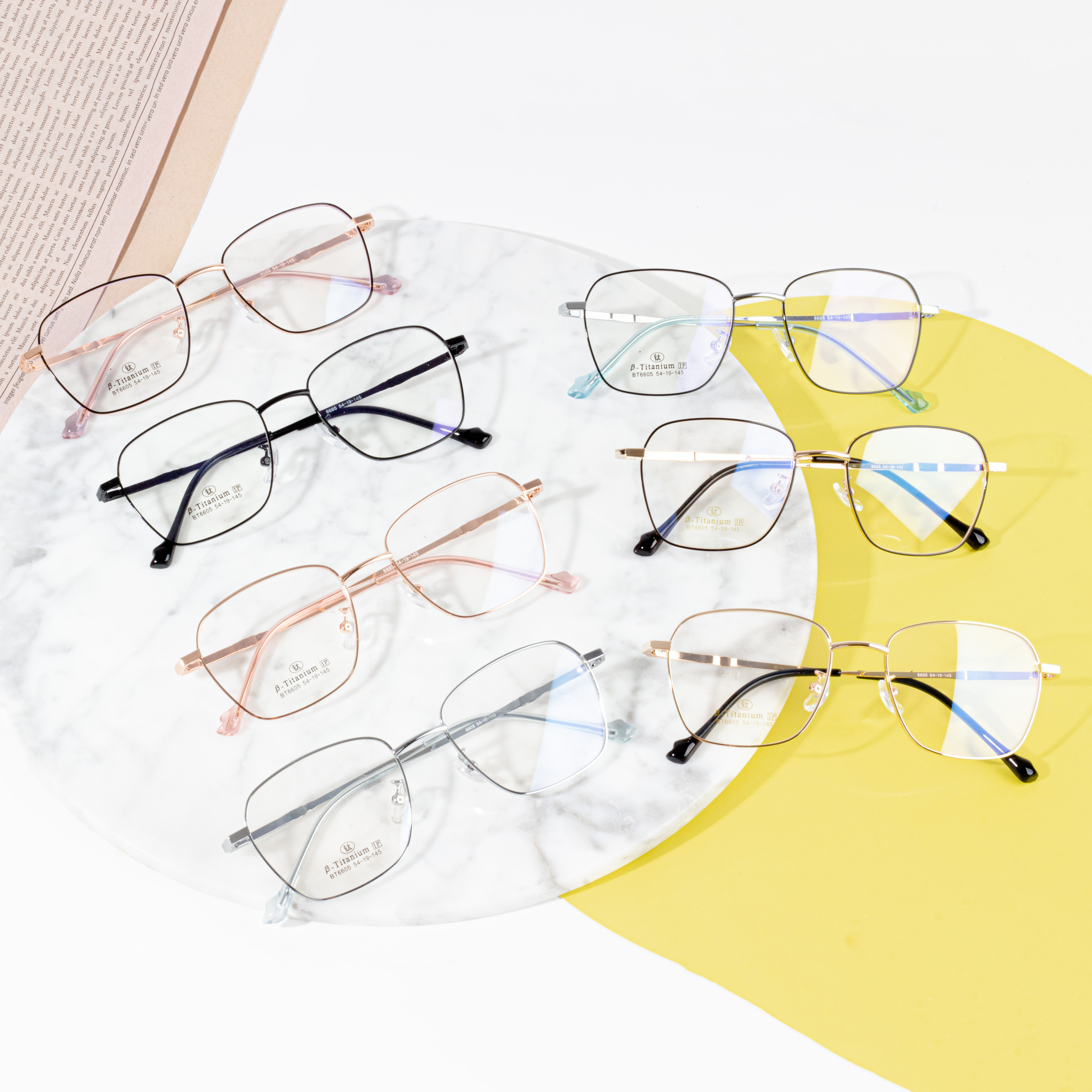 قاب عینک فلزی تبلیغاتی مردانه و زنانه