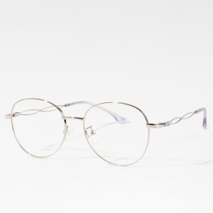 Óculos ópticos femininos com lentes antiluz azul