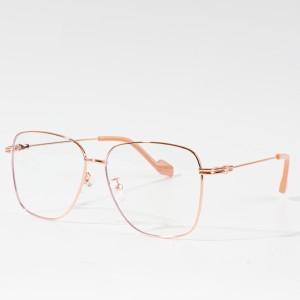 Aukštos kokybės optiniai akiniai metaliniai akinių rėmeliai vietoje prekėms