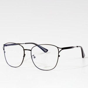 Нові жіночі металеві оптичні окуляри, що захищають від синього світла