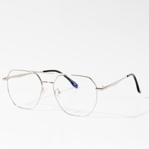 Glazen damesoogmonturen Metalen optische brillen