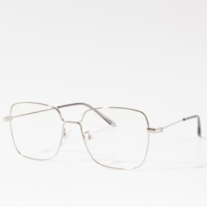 Syze me cilësi të lartë me kornizë syze metalike optike