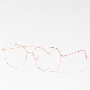 Marcos de anteojos de alta calidad gafas ópticas de metal