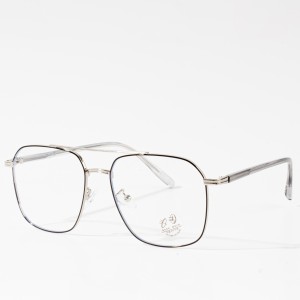 Eenvoudige Trend-metaalbril Vrouemode gemaklike bril
