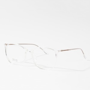 Optiska glasögon TR90 anti-blått ljus glasögon platt spegel