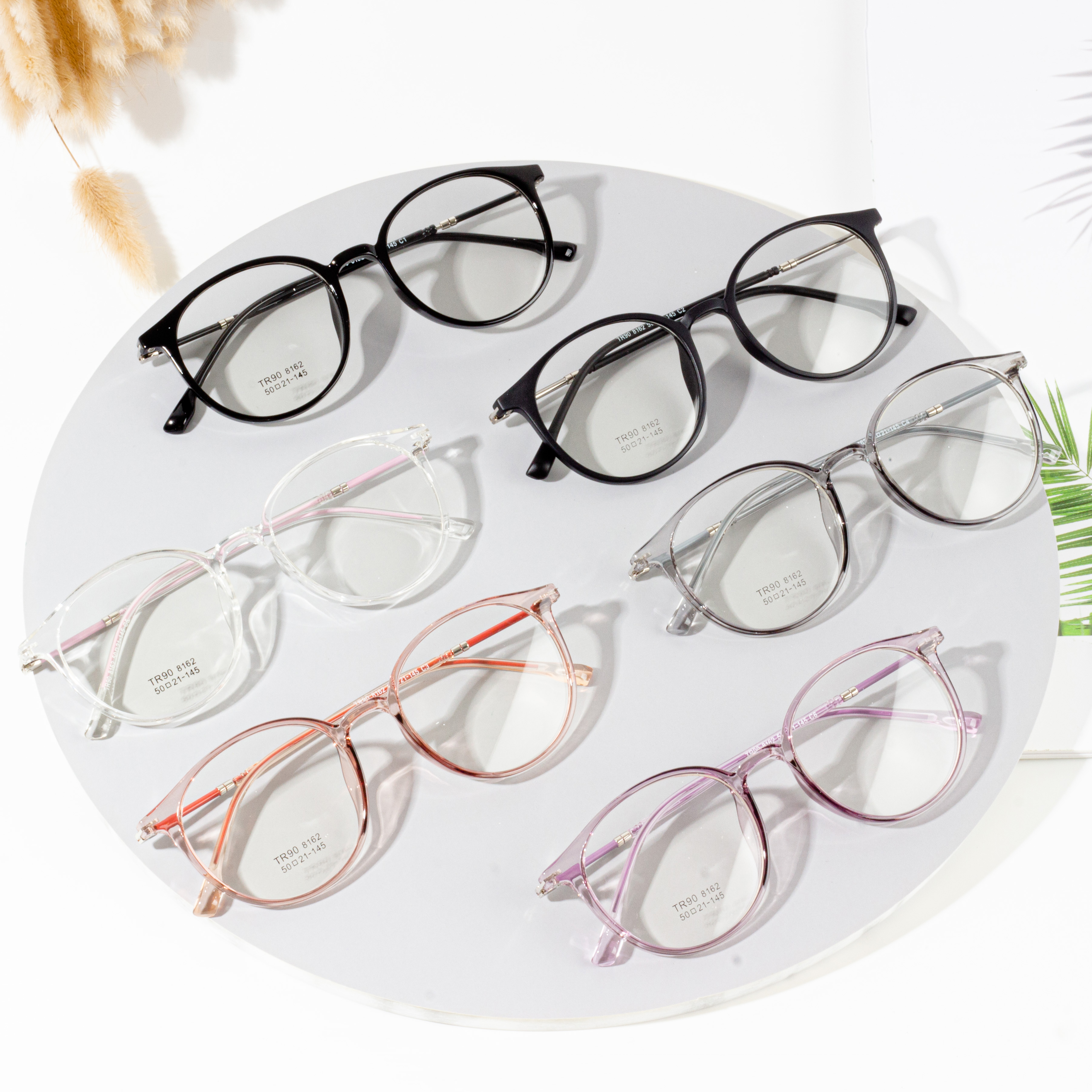 Novas gafas de moda TR azul para mulleres 2022