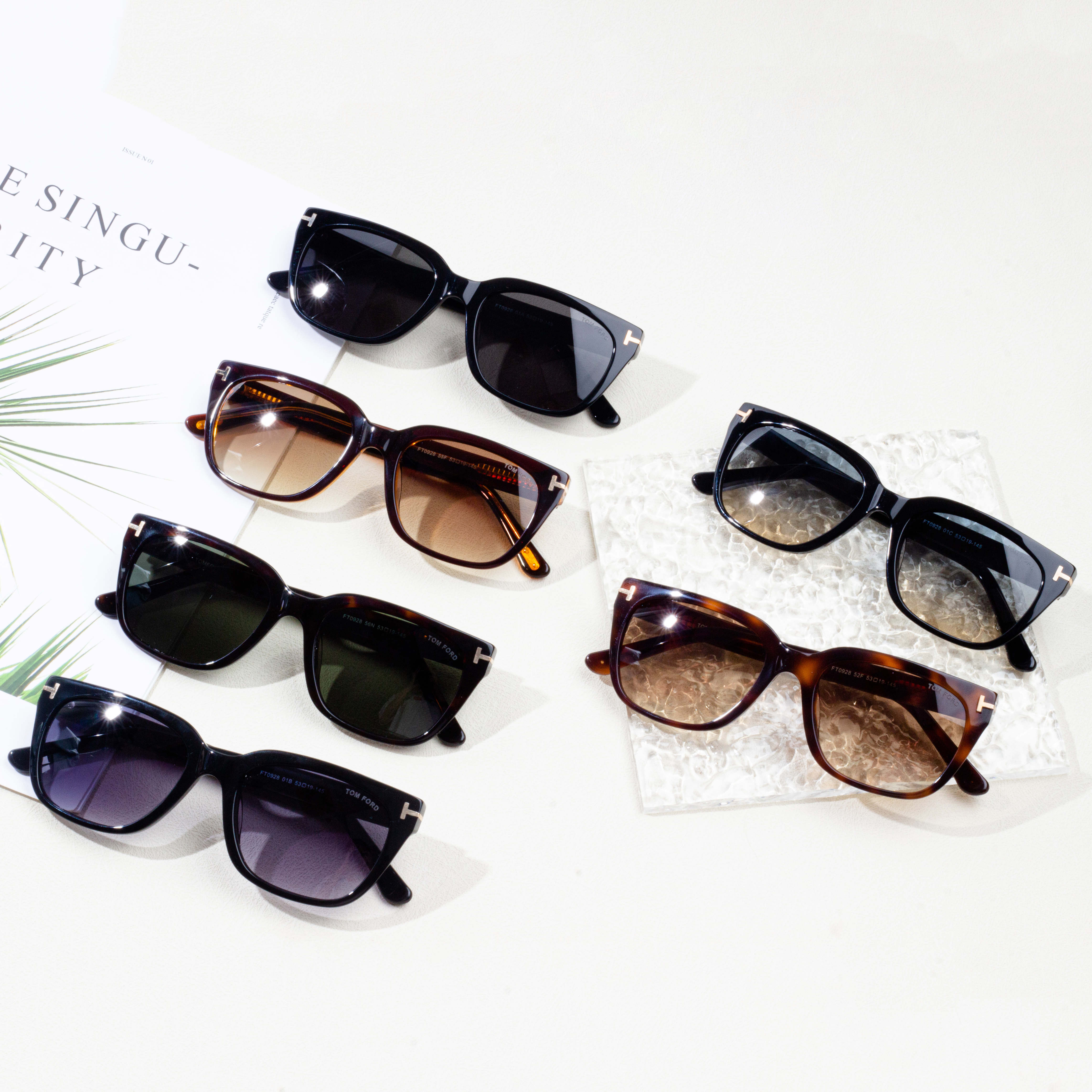 Mode brugerdefinerede kvinder luksus trendy engros solbriller