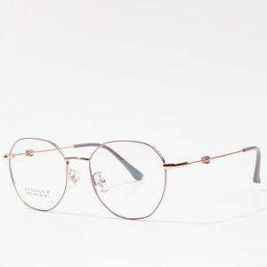 Syzet më të reja me kornizë titani Korniza optike të lezetshme vizatimore