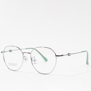 Nyeste Titanium Frame Eyeglasses Cute Cartoon Optical Frames