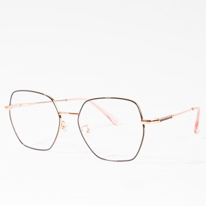 Vintage okvir za naočale s prozirnim lećama Retro optičke naočale
