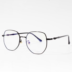 Monture de lunettes en métal mode femme optique anti-bleu