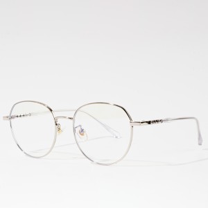 Aukštos kokybės dizainerių sukurtų akinių rėmeliai metaliniai optiniai akiniai