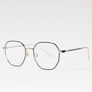 قاب فلزی هیپستر عینک مسدود کننده نور آبی جوان