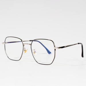 Класични модни ретро рамка Женски метални очила против Blu-ray