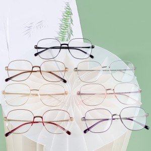 قاب اپتیکال عینک زنانه با لنزهای شفاف دایره ای گرد