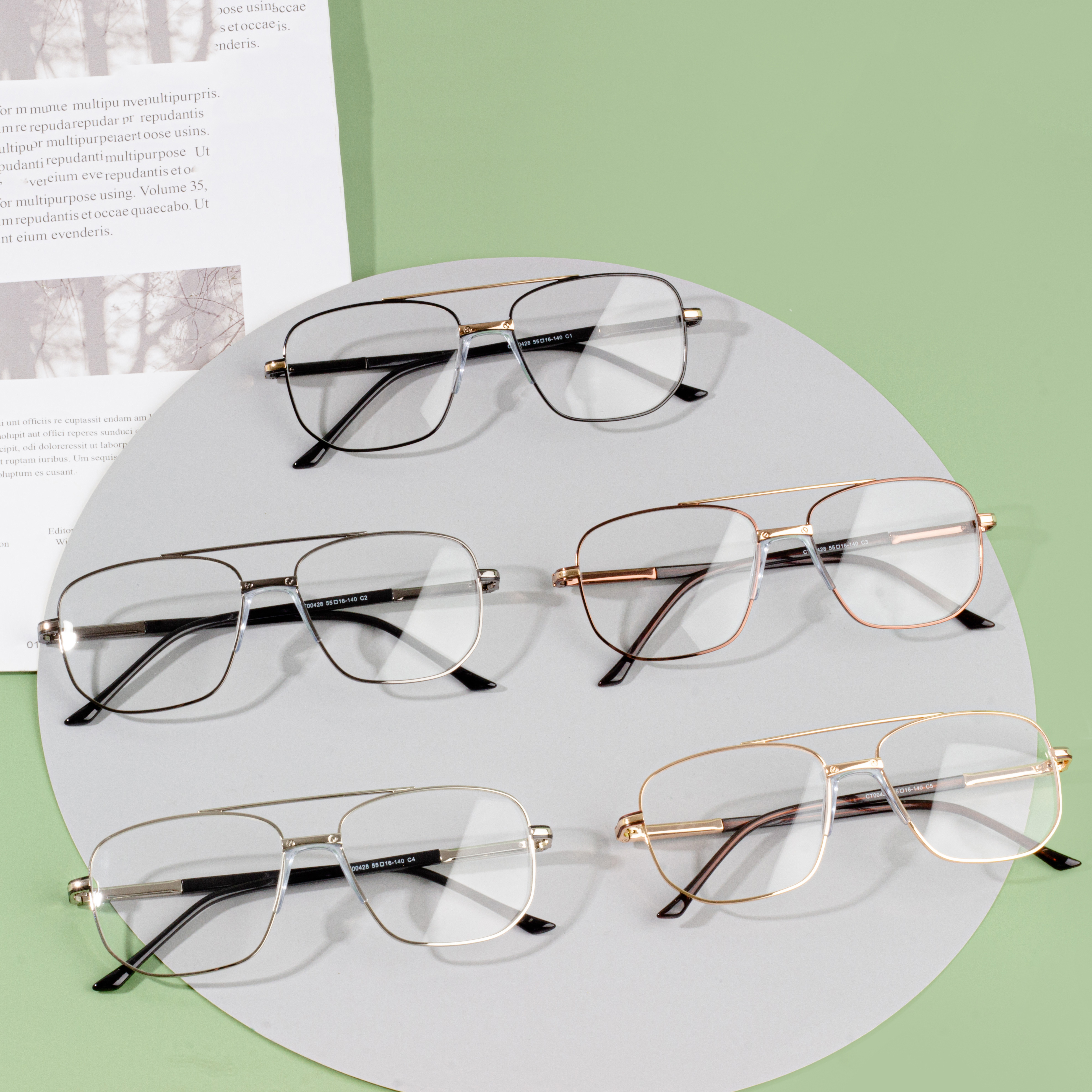 Męskie okulary optyczne w najnowszym stylu w dobrych cenach