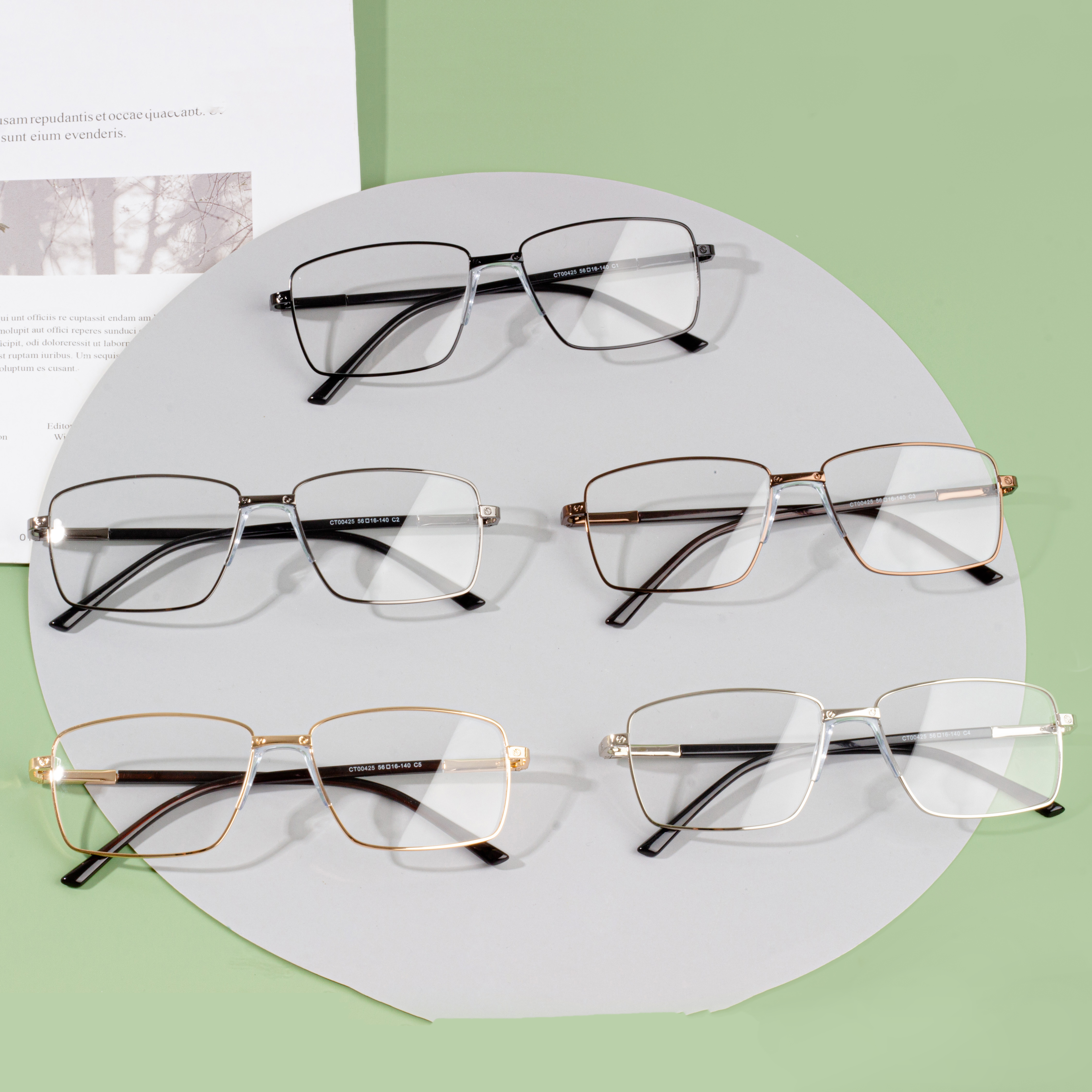 Цена на едро за мъжки оптични рамки за очила