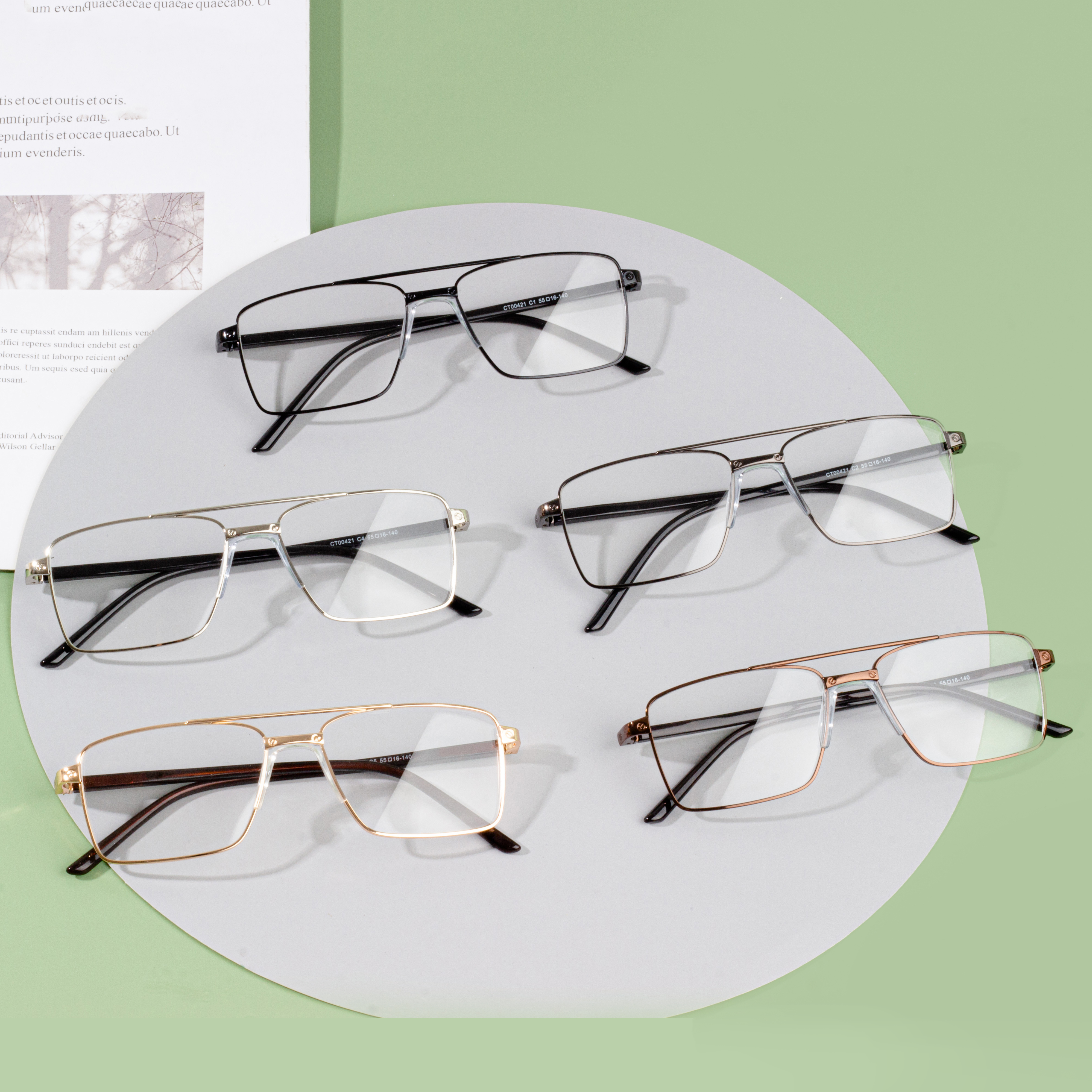 Meilleurs styles de montures de lunettes de créateurs modernes pour hommes