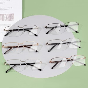 إطارات نظارات متنوعة رخيصة الثمن ومخزون معدني جاهز للرجال