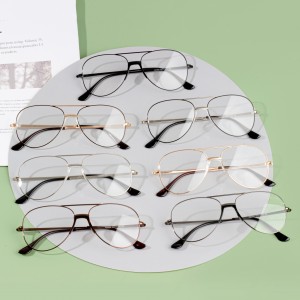 China Factory Modedesign Män Metall Glasögonbåge