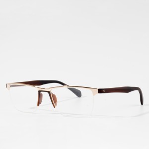 Ambongadiny Promotional eyeglass half shape frame lasely orona