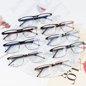 Designers glasögon Metallbågar Optiska glasögon