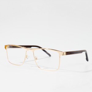 Desainer kacamata Bingkai Logam Kacamata Optik