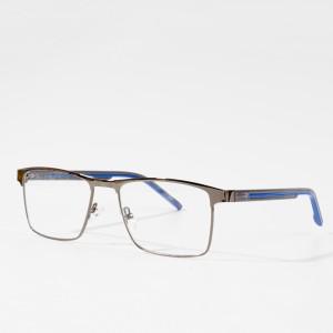 Anteojos de diseñador Monturas de metal Gafas ópticas