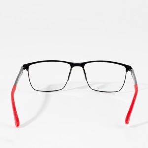 Kornizë e syzeve të jastëkëve optike të shalës metalike