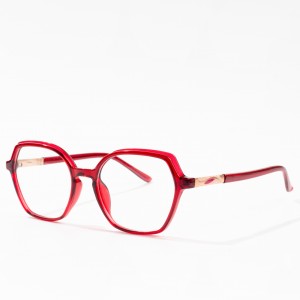 Syze optike me korniza transparente Tr90 Syze me lente të pastra Flexible Tr