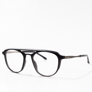 Korniza syzesh Vintage me kornizë optike për burra